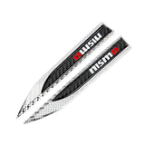 2pcs Nissan Nismo Logo Metal Car Side Fender Emblem Stickers