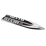 2pcs/set Nissan Nismo Metal Car Fender Side Sticker Emblem Badge Decal