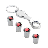4pcs/set Suzuki Logo Car Air Valve Stem Caps Auto Tyre Valve Covers