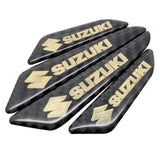 4pcs/set Suzuki Carbon Fiber Car Door Anti-Scratch Sticker Door Side Protection Bumper Strips