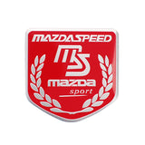 Mazda Aluminum Alloy Car Sticker Nameplate Emblem Badge Decal
