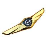 Opel Metal Wings Car Front Hood Sticker Emblem Badge Decal