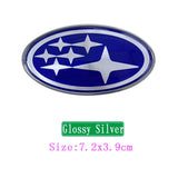 Subaru Elliptical Metal Car Window Sticker Emblem Badge Decal