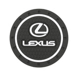 2pcs/set Lexus PVC Car Water Coaster Cup Mat