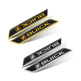2pcs Buick Car Fender Side Stickers Trunk Anti-scratch Decal