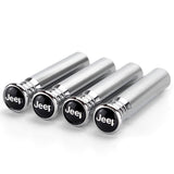 4pcs/set Jeep Logo Car Door Bolt Lock Pins Gate Lock Screws