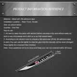2pcs/set Infiniti Metal Car Fender Side Sticker Emblem Badge Decal