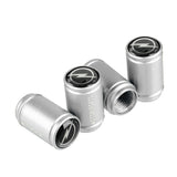 4pcs/set Opel Logo Matte Car Air Valve Stem Caps Auto Tyre Valve Covers