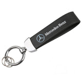 Mercedes Benz AMG PU Leather Car Logo Keychain