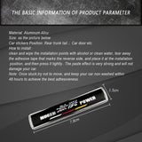 2pcs Honda Mugen Power Metal Car Sticker Emblem Badge Decal Decoration