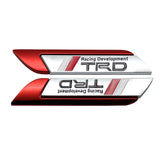 2pcs Volkswagen GTI Rline Logo Metal Car Side Sticker Emblem Badge Decal Auto Body Decoration