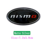 Nissan Nismo Elliptical Metal Car Window Sticker Emblem Badge Decal