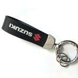 Suzuki PU Leather Car Logo Keychain
