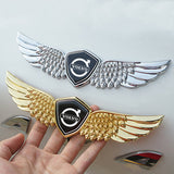 Volvo Metal Wings Car Front Sticker Emblem Badge Decal