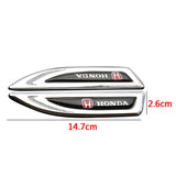 2pcs Honda Metal Car Side Fender Emblem Sticker Decal