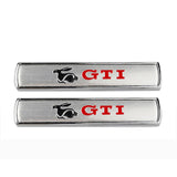 2pcs Volkswagen GTI Racing Metal Car Sticker Emblem Badge Decal Decoration