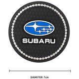 2PCS Subaru Diamond Car Water Coaster Cup Mat