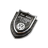 Volkswagen Shield Carbon Fiber Car Rear Sticker Window Emblem Badge Decal