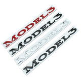Tesla Model3 Letter Metal Car Rear Sticker Decal Emblem Badge