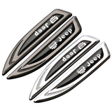 2pcs Jeep Metal Car Fender Side Stickers Badge Decals