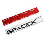 Tesla SpaceX Logo Metal Car Rear Sticker Emblem Badge Decal