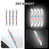 4pcs Ford Car Door Bumper Strip Anti-collision Protection Sticker