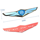Volkswagen Metal Wings Car Front Hood Sticker Emblem Badge Decal