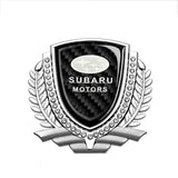 Subaru Metal Diamond Car Rear Sticker Trunk Emblem Badge Decal