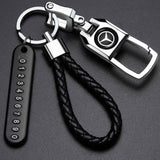 Mercedes Benz Car Logo Metal Keychain