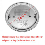 1PC 74mm BMW Logo Car Rear Emblem Badge Decal