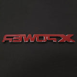 MG X Power Logo Metal Car Body Sticker Rear Emblem Badge