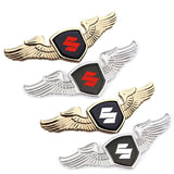 Suzuki Angle Wings Metal Car Front Hood Bonnet Sticker Emblem Badge