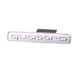 Audi Quattro Logo ABS Car Front Grille Emblem Badge Decal
