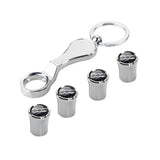 4pcs/set Fiat 500 Logo Car Air Valve Stem Caps Auto Tyre Valve Covers
