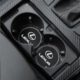 2PCS Lexus Diamond Car Water Coaster Cup Mat