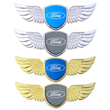 Ford Logo Metal Wings Car Front Hood Bonnet Center Sticker Emblem