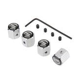 4pcs/set Nissan Nismo GTR Anti-Theft Car Air Valve Stem Cap Auto Tyre Valve Covers