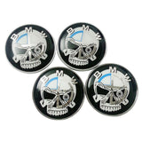 4pcs/set 68mm BMW X1 X3 X5 X6 1 3 5 7 Series Car Wheel Center Hub Cap Auto Hub Cover Emblem Badge Decal