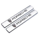 2pcs Porsche Logo Car Fender Side Emblem Badge Sticker