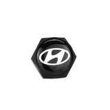 4pcs/set Hyundai Logo Stainless Steel Car License Plate Bolts