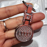 Audi Car Logo Diamond Metal Keychain