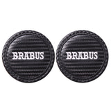 2pcs/set Mercedes Benz AMG Logo PVC Waterproof Car Water Coaster