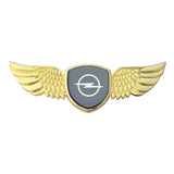 Opel Logo Metal Wings Car Front Hood Bonnet Center Sticker Emblem