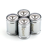 4pcs Tesla Logo Car Tire Valve Caps