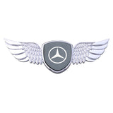 Mercedes Benz Logo Metal Wings Car Front Hood Bonnet Center Sticker Emblem