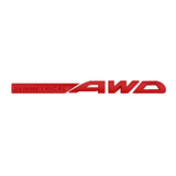 Subaru SYMMETRICAL AWD Logo Metal Letter Car Rear Sticker Decal Emblem Badge