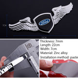 Ford Mustang Shelby Angle Wings Metal Car Front Hood Bonnet Sticker Emblem Badge