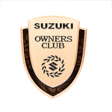 Suzuki Metal Shield Car Rear Sticker Auto Window Emblem Badge Decal
