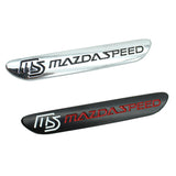 1PC MS Mazda Speed Logo Metal Car Sticker Badge Decal