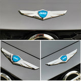 Jeep Metal Wings Car Front Hood Sticker Emblem Badge Decal